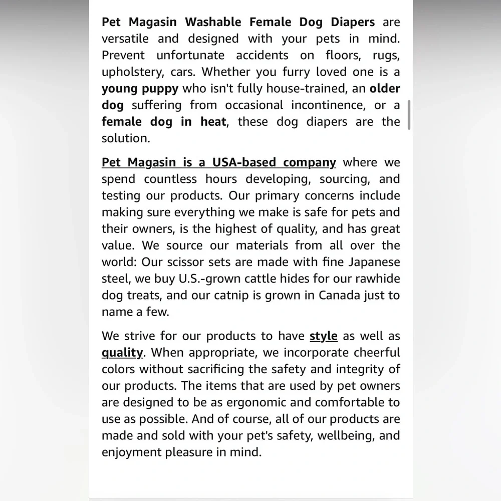 Pet Magasin Dog Puppy Diapers
